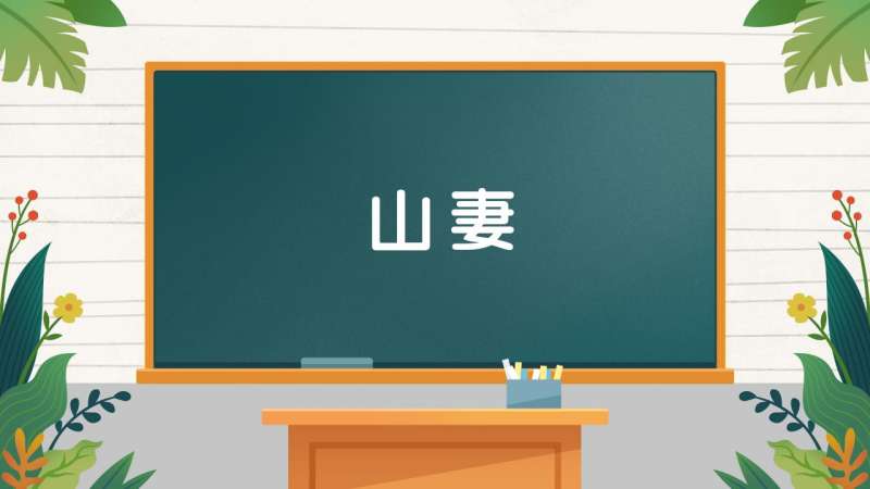 山妻是什么意思?