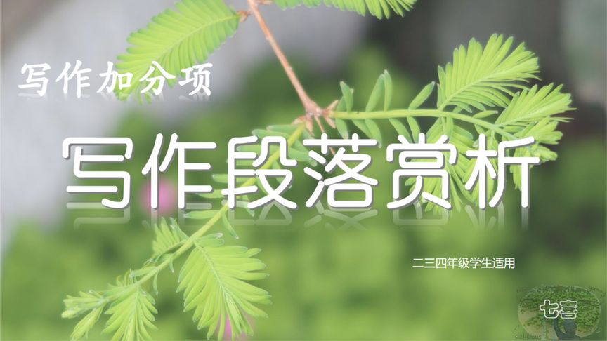 段落赏析(03/19更新)