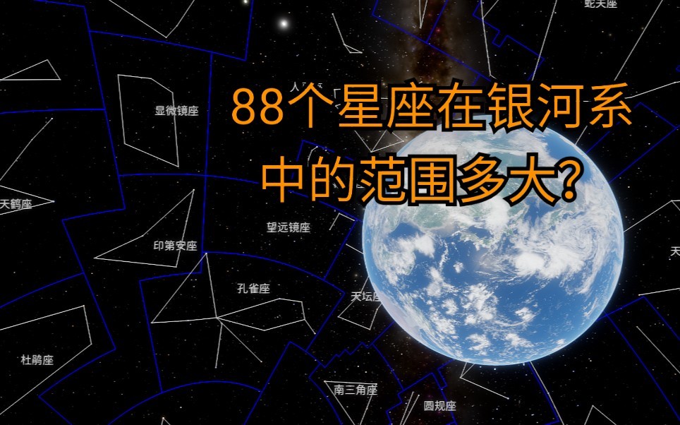 银河系88个星座的名称,88个星座分别哪些