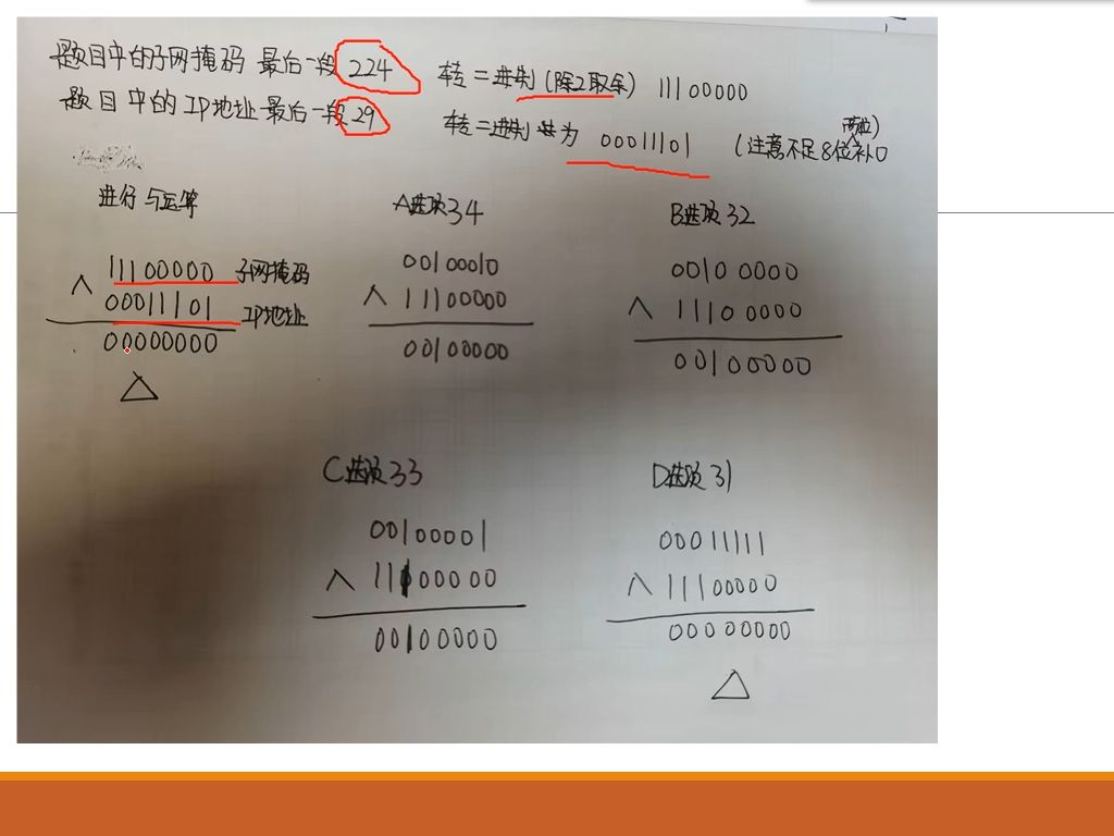 ip地址与子网掩码运算结果为什么？