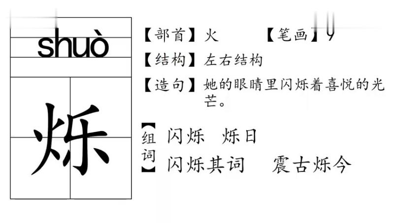 烁字读粤语怎么读？（2024-12-05更新）