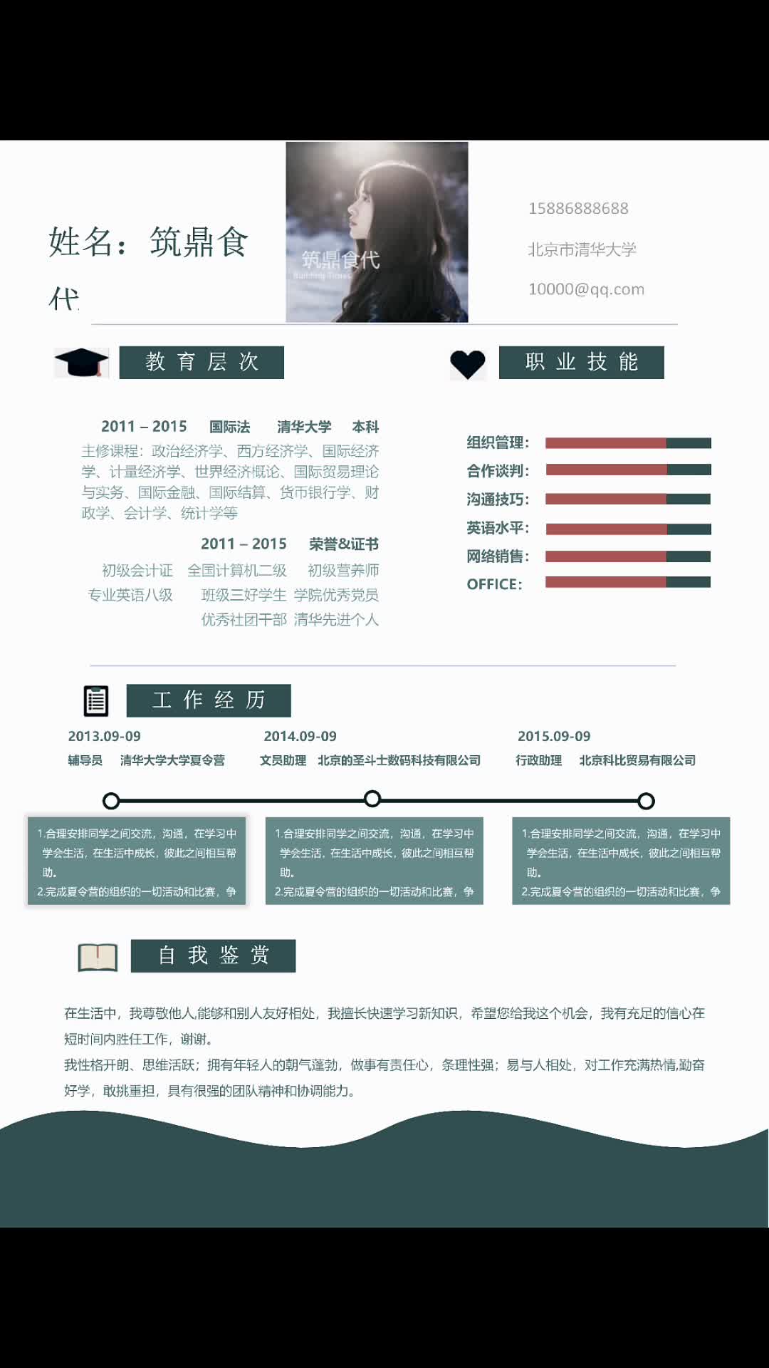 it简历模板免费下载(04/04更新)