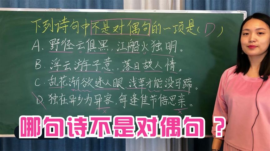 诗句对偶是什么意思(07/06更新)