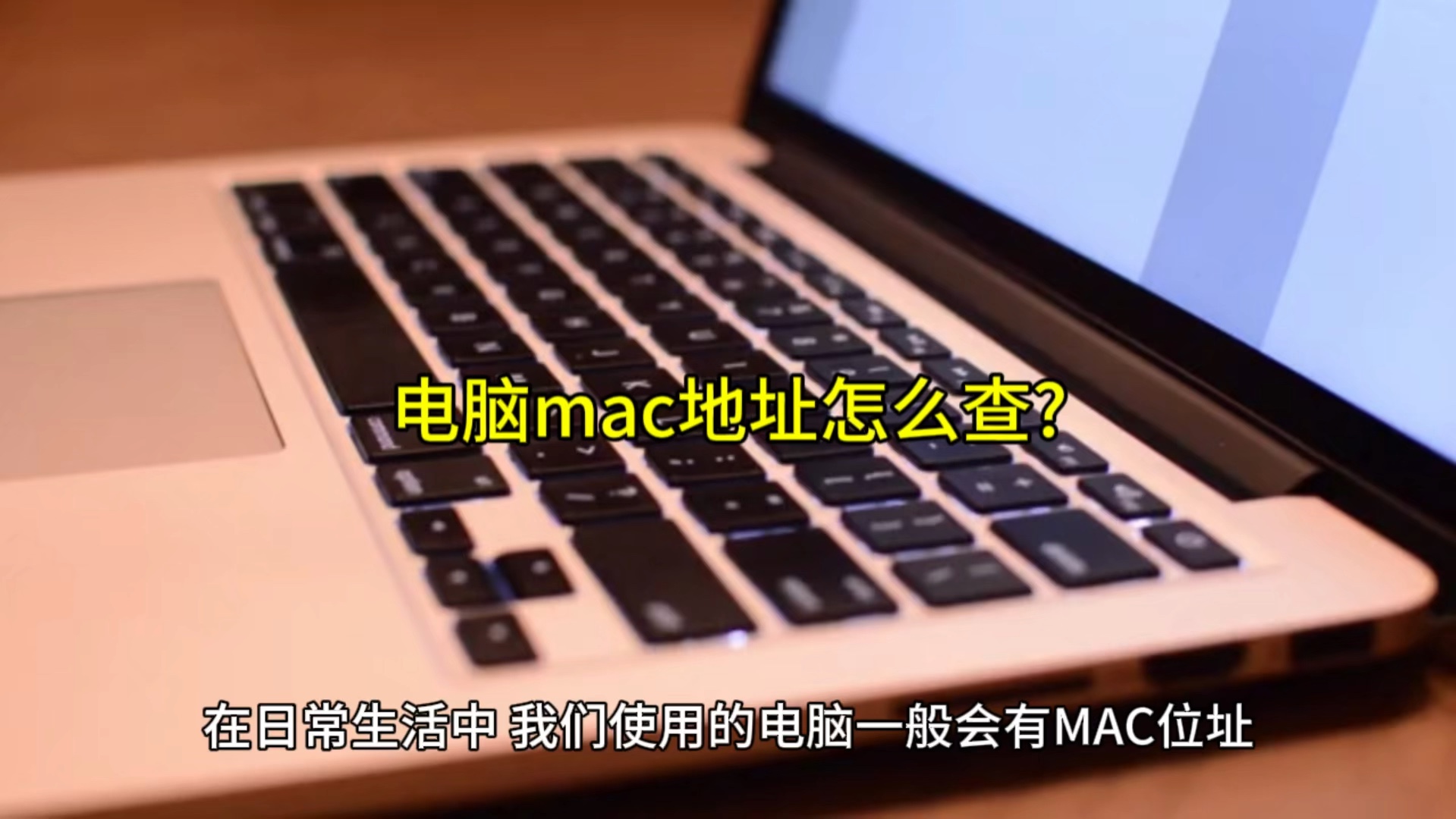 怎样查mac地址？