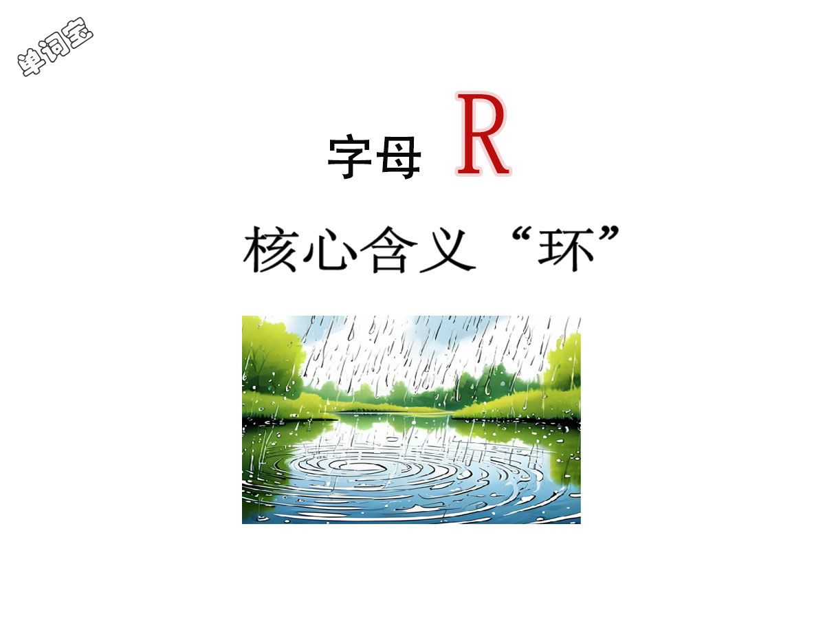 字母r是什么意思
