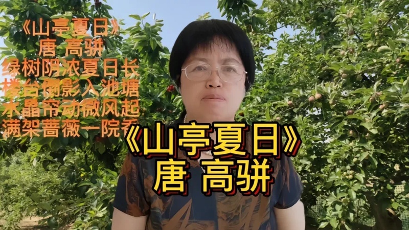 山亭夏日古诗的意思