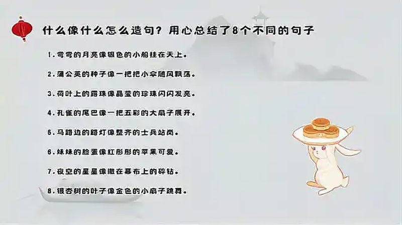 什么什么像什么什么造句