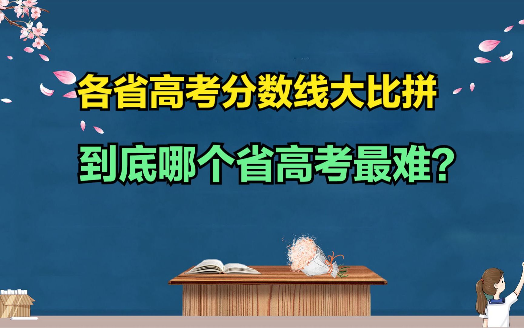 全国高考分数线最高的省份