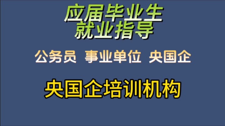 面试时为什么选择国企