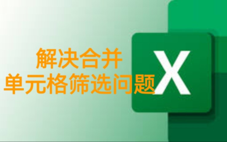 excel表无法筛选的原因及解决方法