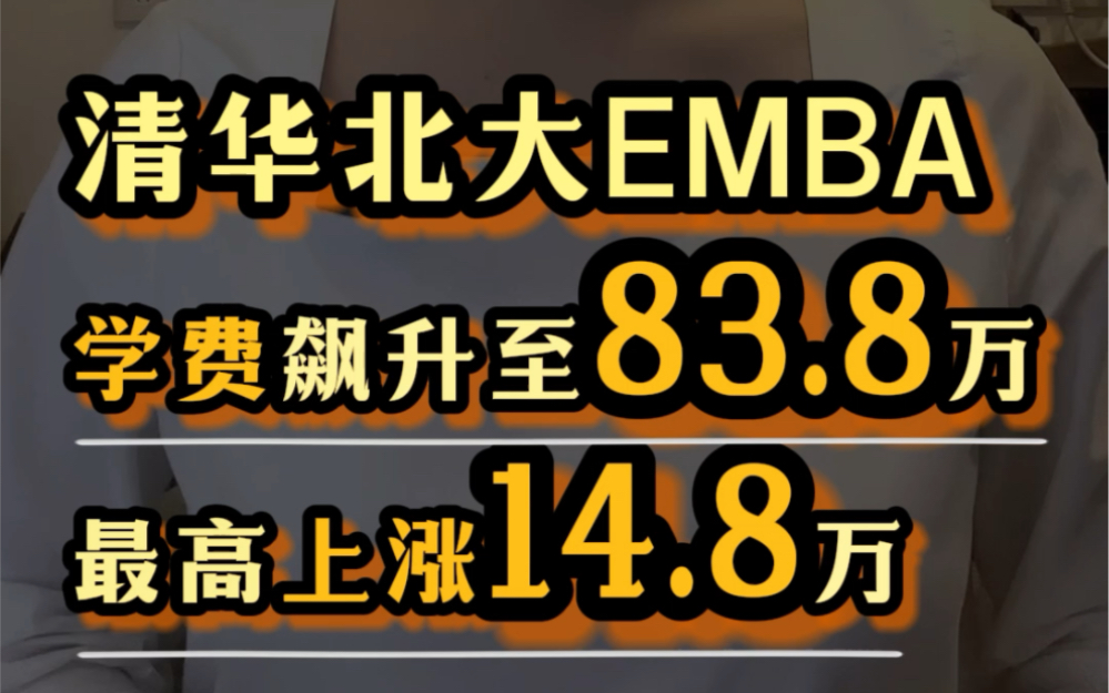 北大emba学费是多少