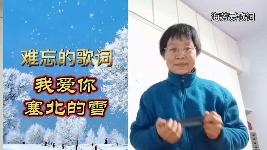 我爱你塞北的雪歌词