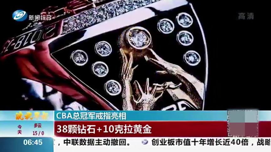 cba金戒指价值