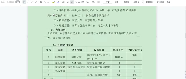 招聘计划书模板(招工计划怎么写,有范文吗?)